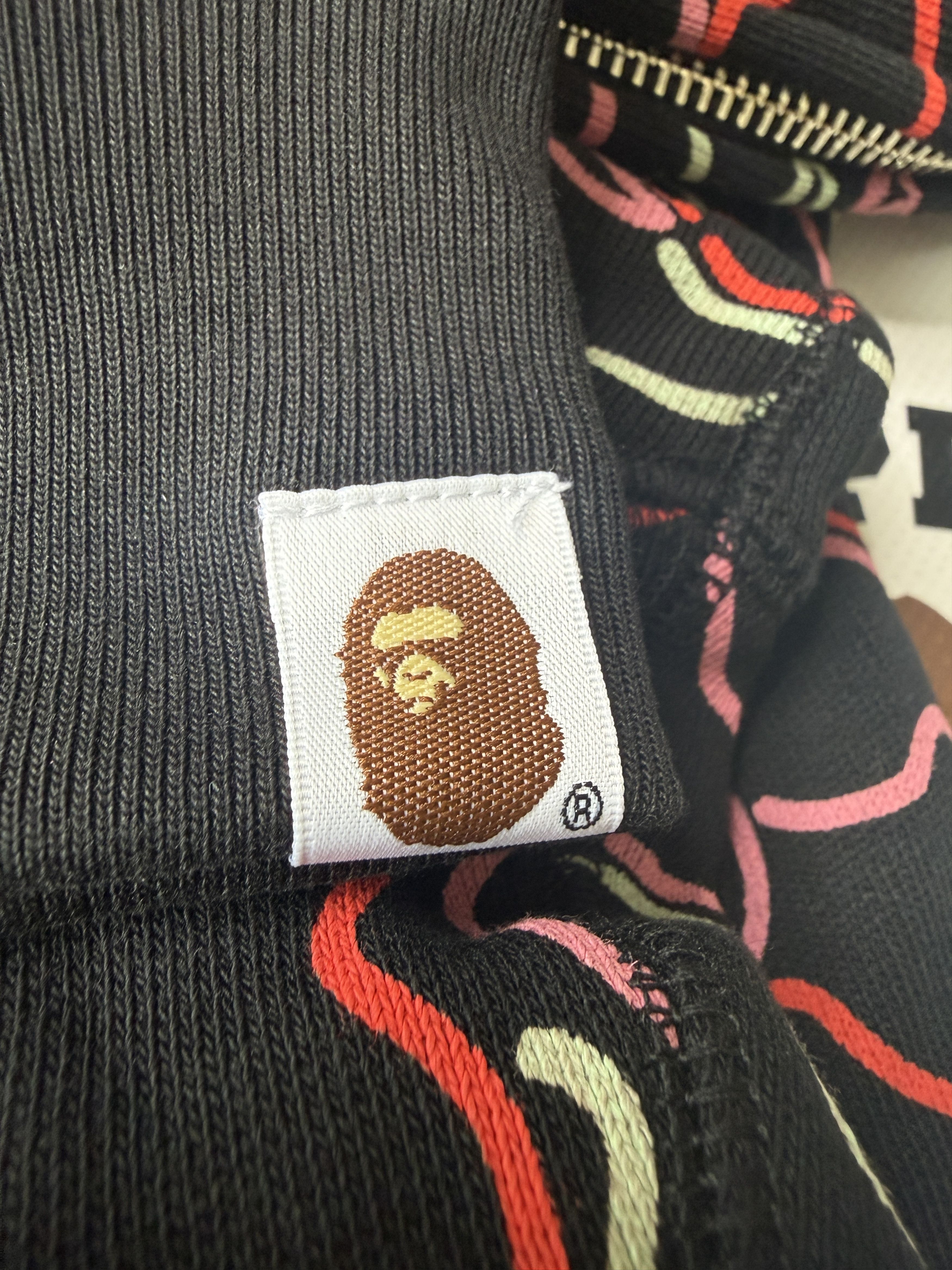 Bape BAPE X 88RISING GLOW IN THE DARK CAMO SHARK FULL ZIP HOODIE Size US M / EU 48-50 / 2 - 14 Thumbnail