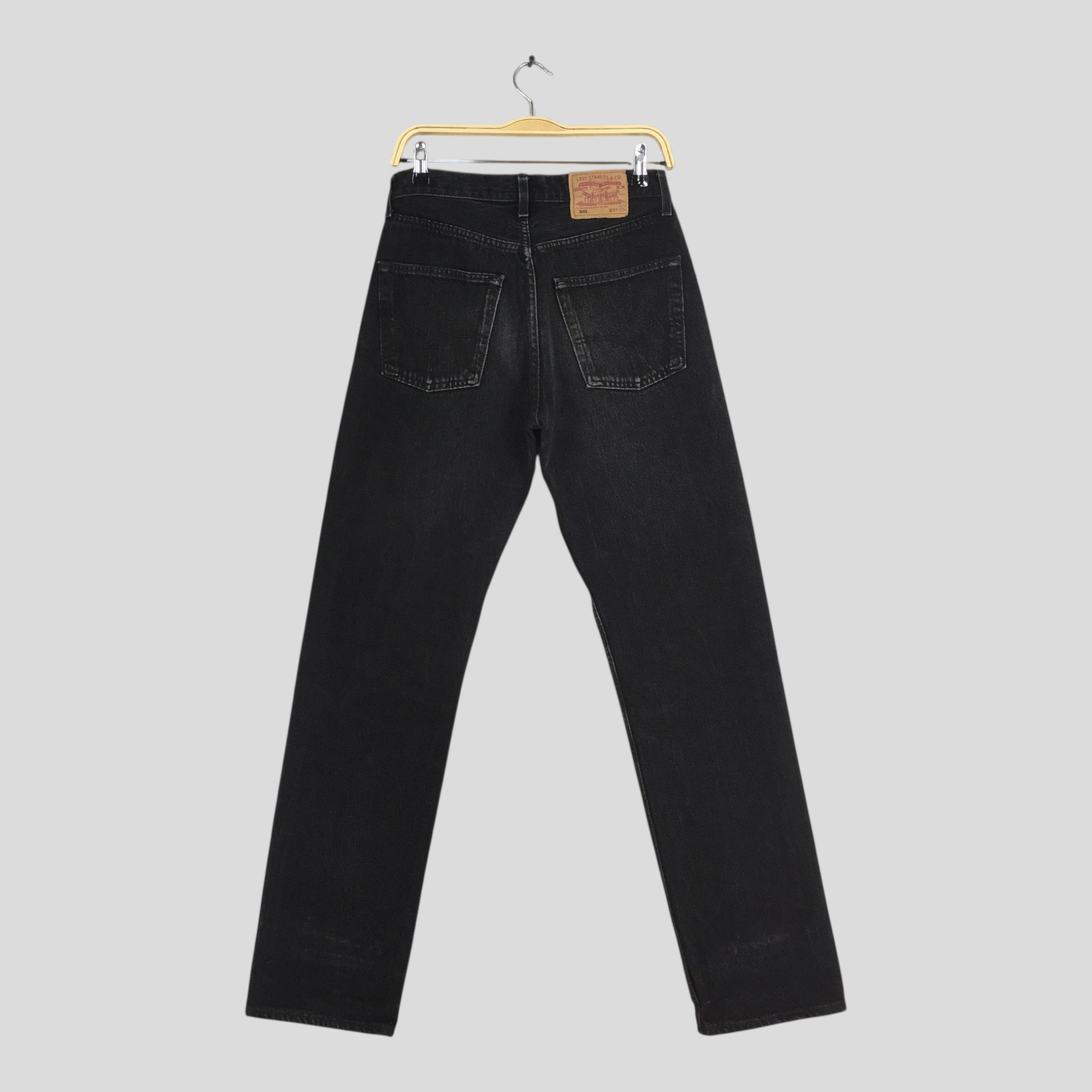 Levi's Size 28x32 Vintage 90s Levi's 501 Distressed Jeans S325 Size US 28 / EU 44 - 6 Thumbnail