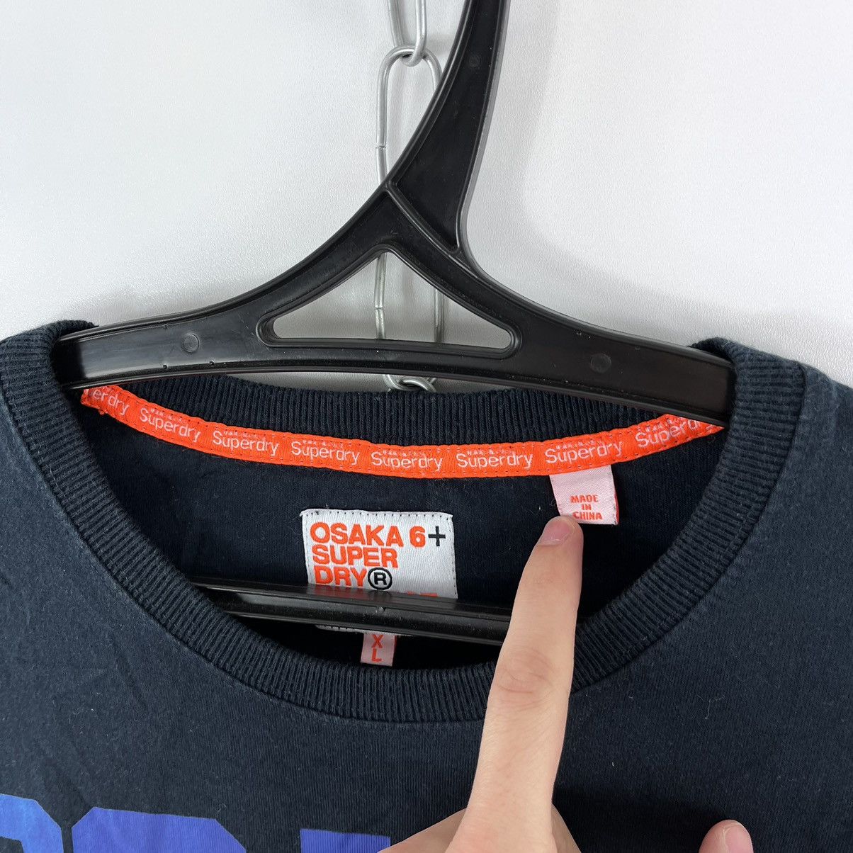 Japanese Brand × Superdry SuperDry T-Shirt OSAKA Big Logo Japanese Style Size XL Size US XL / EU 56 / 4 - 6 Thumbnail