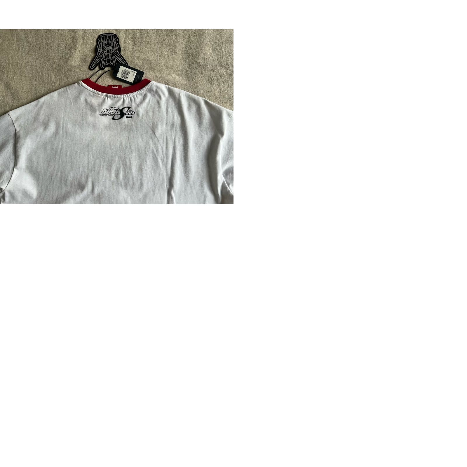 Levi's Levi’s Gundam Seed T-Shirt L-XL Ringer Anime Boxy Fit Rare Sold Out BNWT New Tag Size US L / EU 52-54 / 3 - 10 Thumbnail