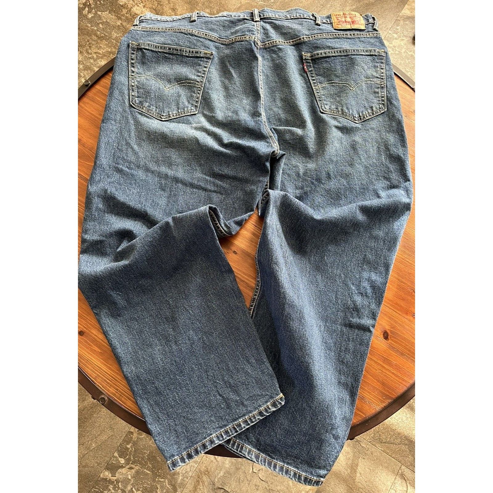 Levi's LEVIS 550 relaxed, 46X29 Dark Blue Wash, Cotton Blend 2017 Size US 44 / EU 60 - 16 Thumbnail