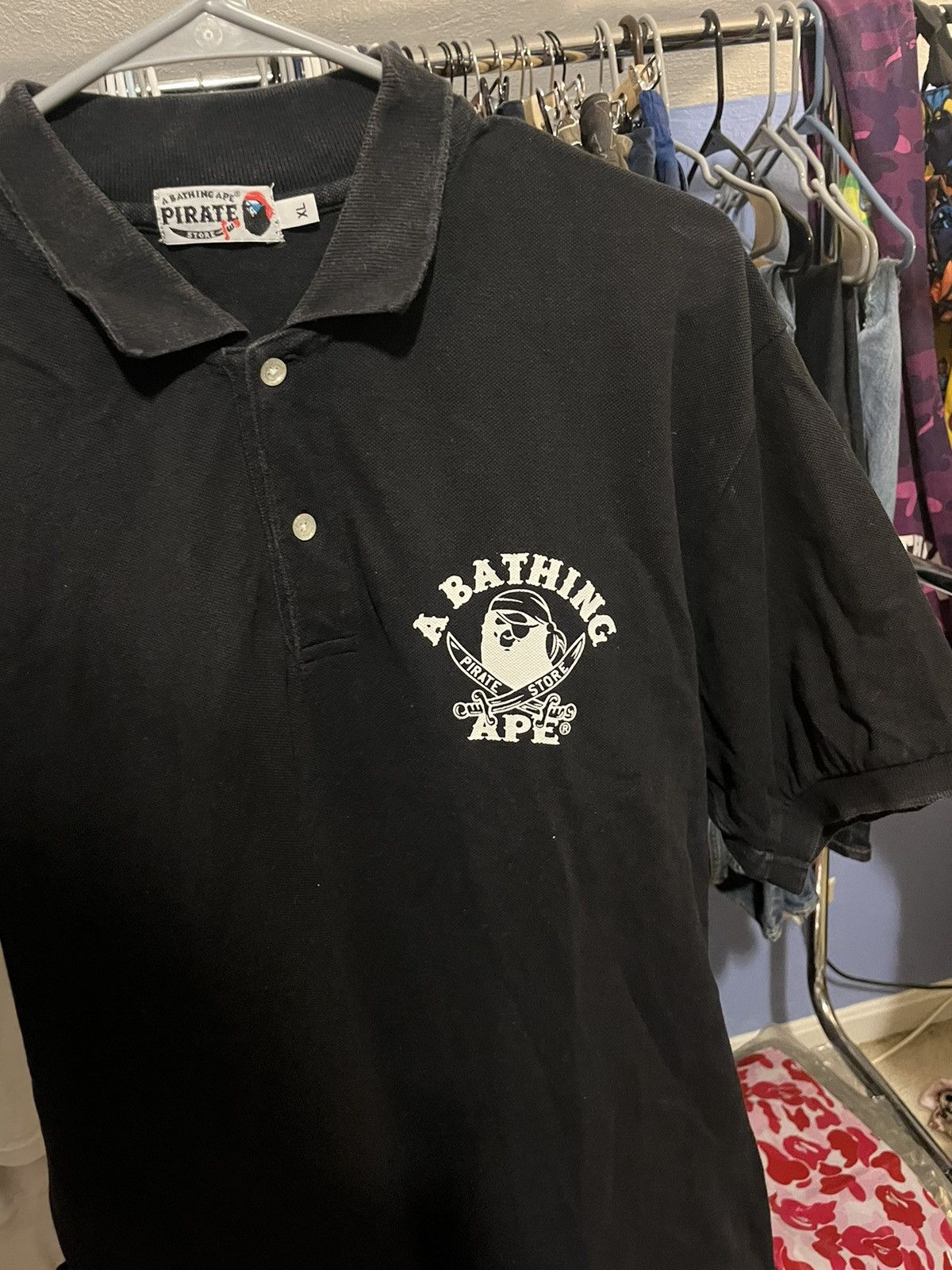 Bape Bape skull Shirt Size US XL / EU 56 / 4 - 2 Thumbnail