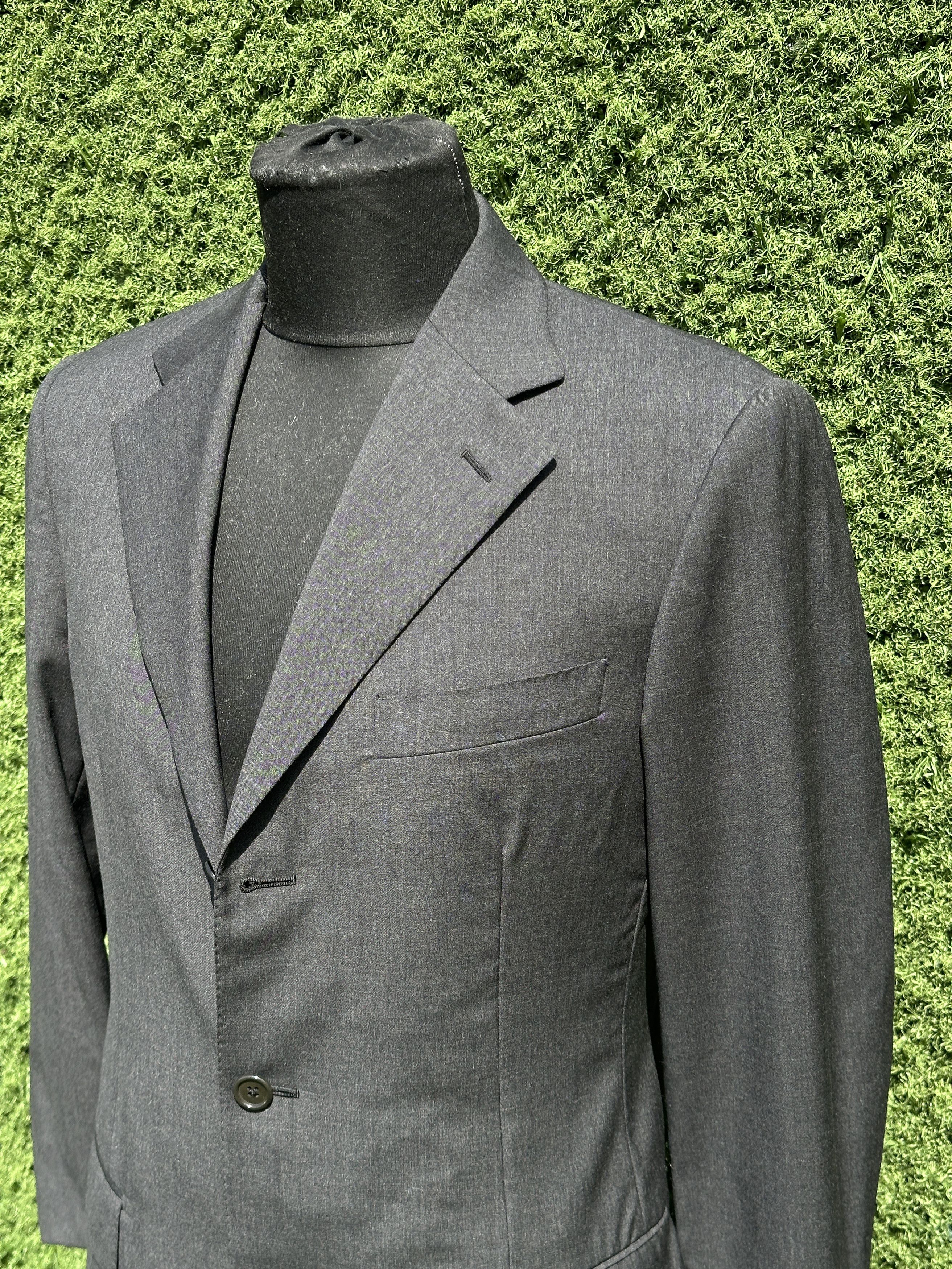 Burberry Burberry London Super 100s Wool Herringbone Blazer 48 IT Size 48R - 3 Thumbnail