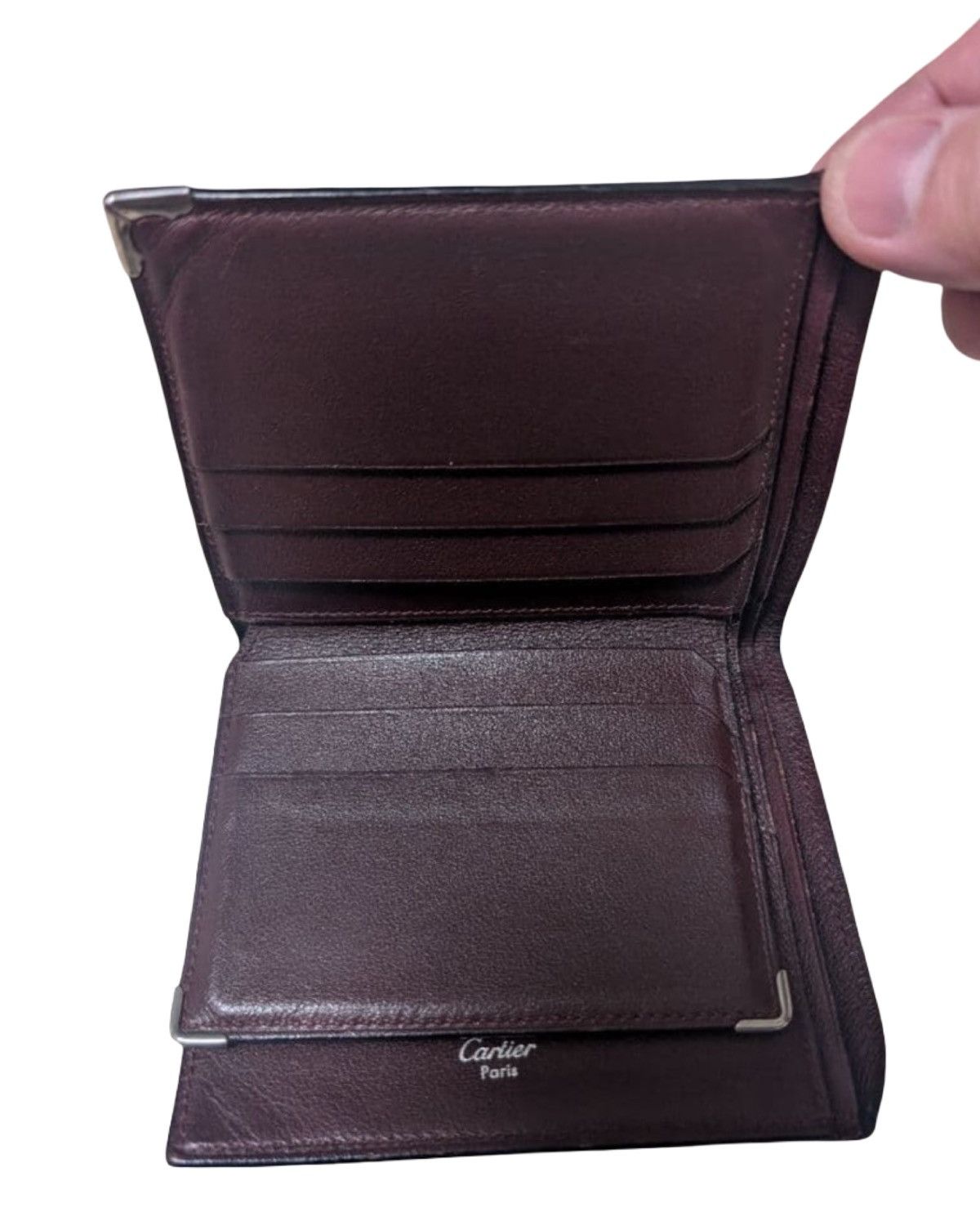 Cartier 🔥RARE🔥 Cartier Leather Wallet Size ONE SIZE - 4 Thumbnail