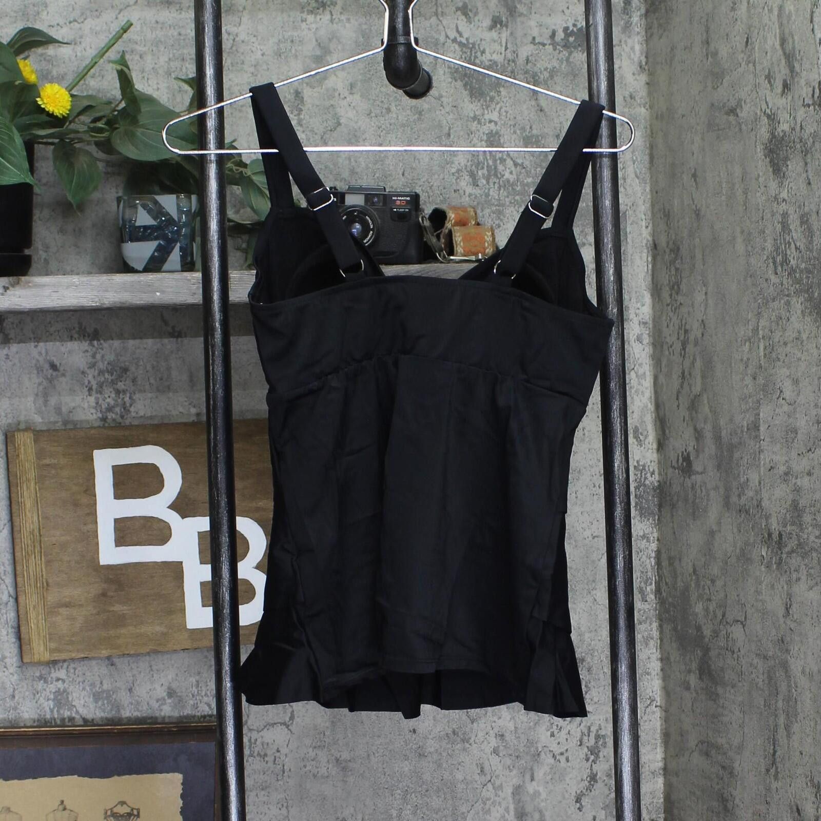 Other Nwt Swim Solutions Black Swan Tankini Swim Top 806833 10 Size ONE SIZE - 2 Thumbnail