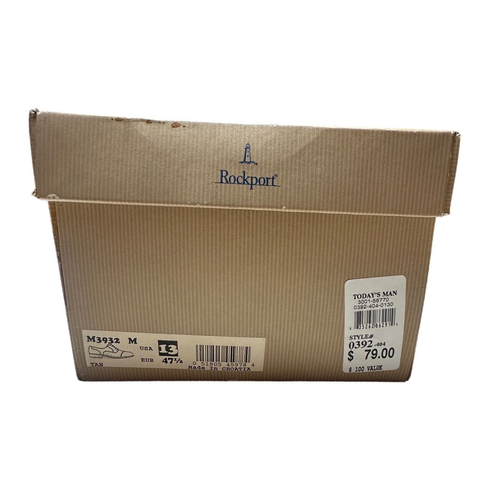 Rockport Rockport Cap Toe Oxford Mens 13 NWT Leather Dress Shoes Size US 13 / EU 46 - 8 Thumbnail