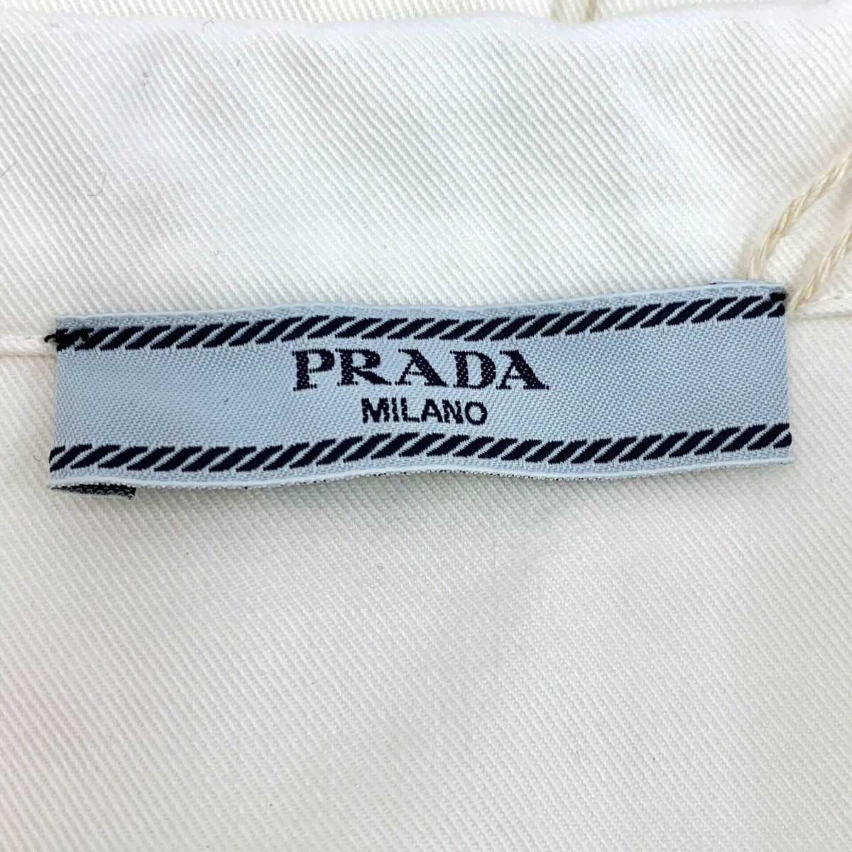 Prada Prada Triangle Logo Short Sleeve Shirt K26WX Size S / US 4 / IT 40 - 6 Thumbnail