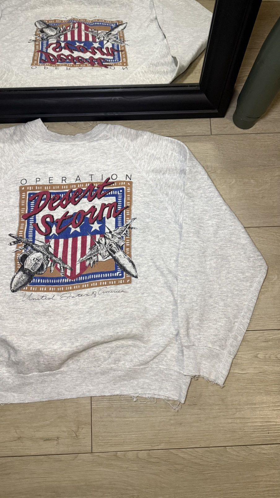 Other Vintage / Y2K 1990s Operation Desert Storm Two JetsCrewneck Size US M / EU 48-50 / 2 - 4 Thumbnail