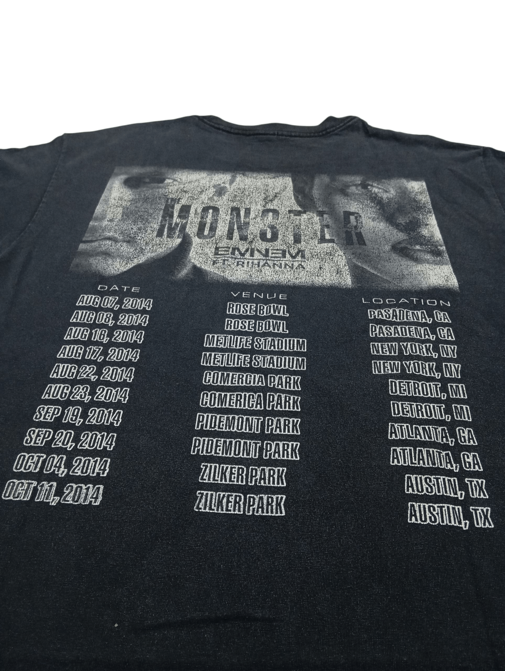 Band Tees Eminem x Rihanna The Monster Tour 2014 Shirt Size US M / EU 48-50 / 2 - 4 Thumbnail