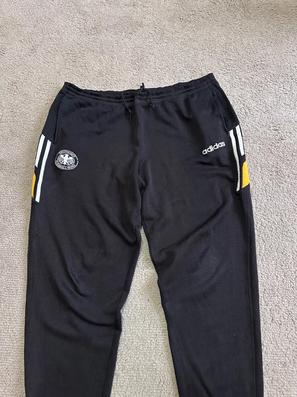 Adidas 1996-97 Germany adidas Football Soccer Track Pants/Bottoms Size US 36 / EU 52 - 3 Thumbnail