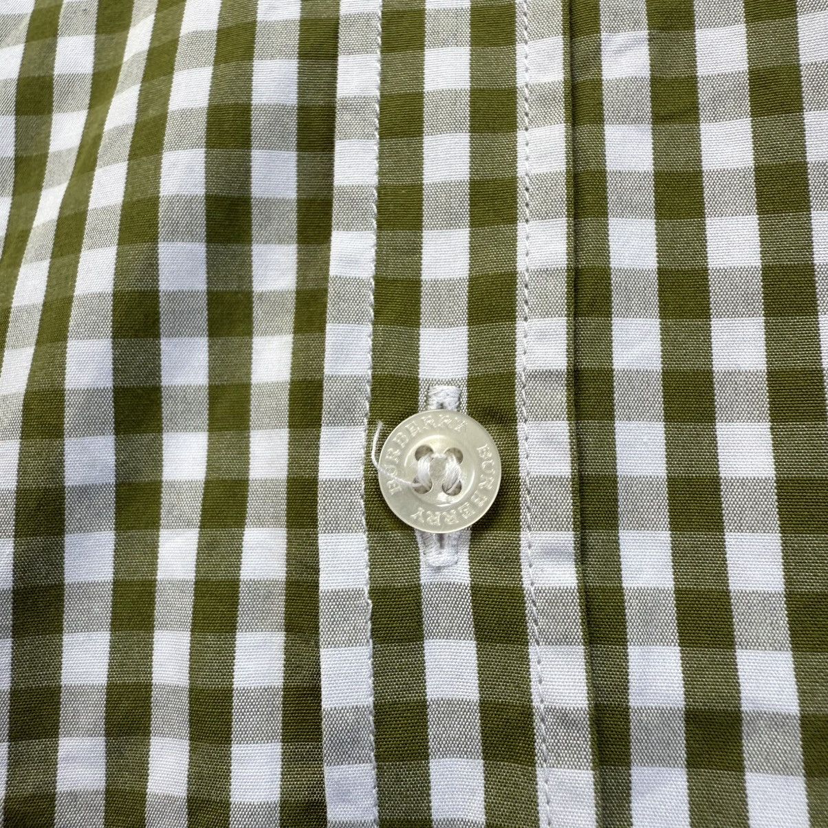 Burberry Burberry Brit Button Up Green Shirt Size US L / EU 52-54 / 3 - 7 Thumbnail