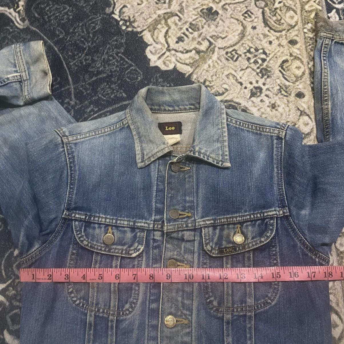 Lee Vintage Lee Denim Trucker Jacket Distressed Faded 70s/80s Size US S / EU 44-46 / 1 - 18 Thumbnail