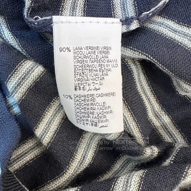 Brunello Cucinelli Brunello Cucinelli Knitted striped polo shirt T-shirt Size XS / US 0-2 / IT 36-38 - 5 Thumbnail