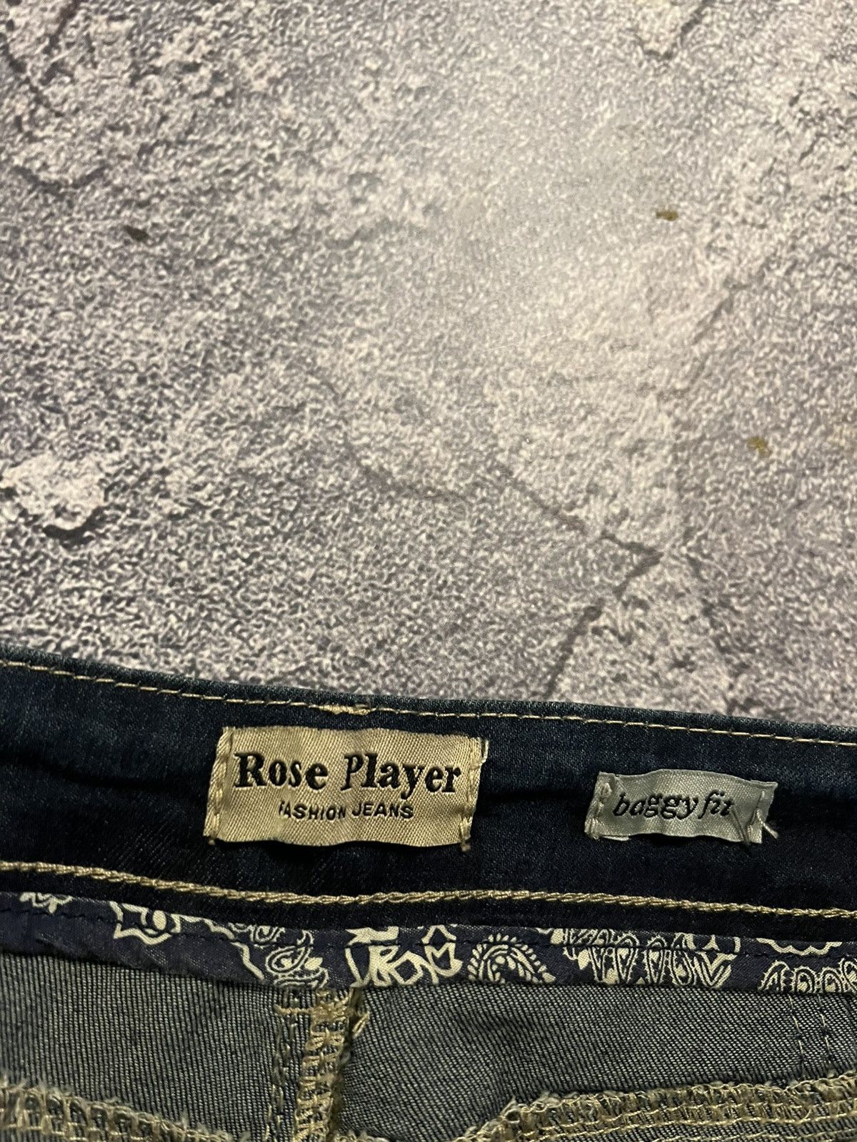 Vintage If Six Was Nine Style / Washed Glamour / Gothic Jeans 90s Size US 32 / EU 48 - 7 Thumbnail