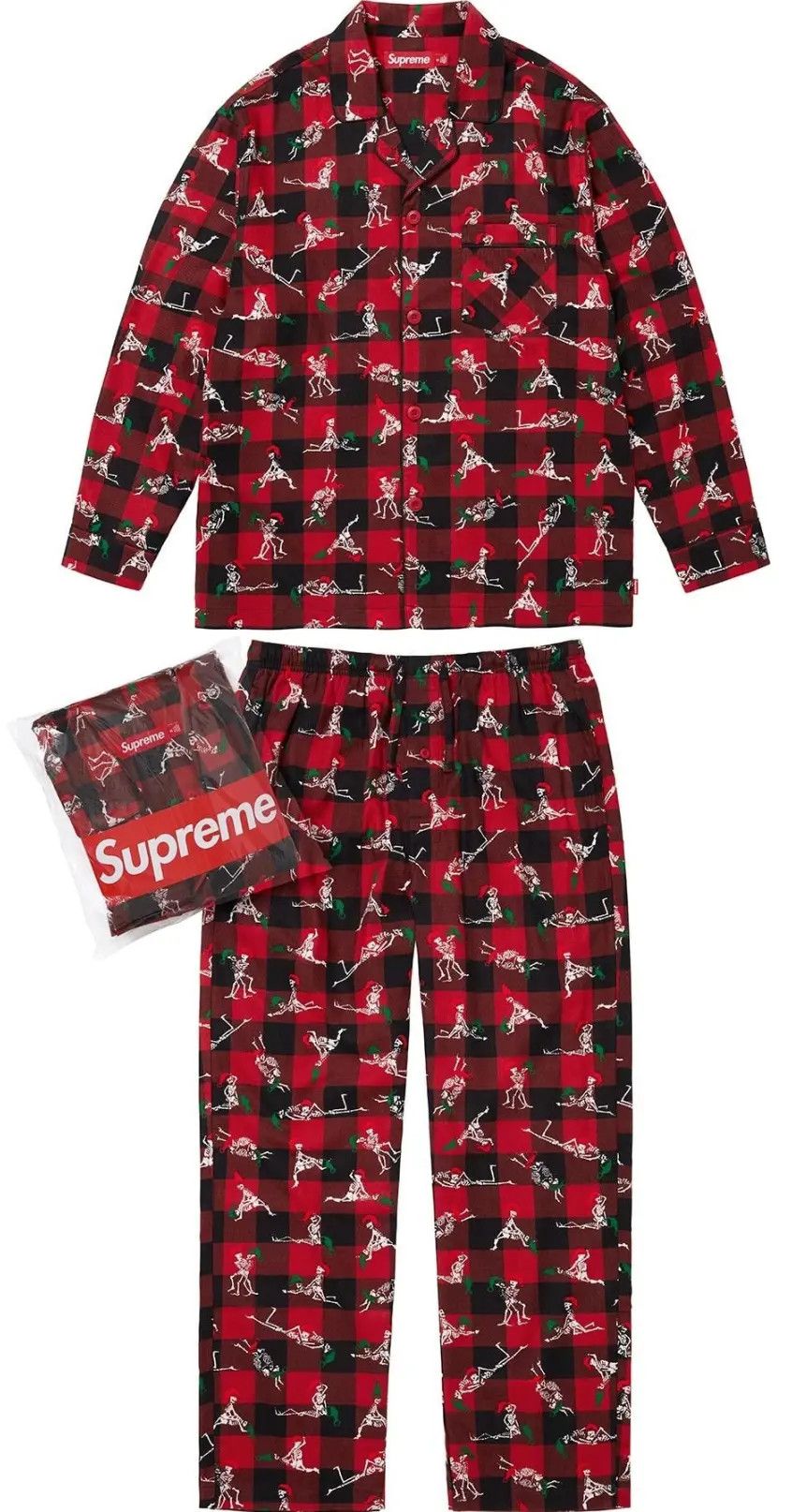 Hanes × Supreme Supreme Holiday Pajamas Size US S / EU 44-46 / 1 - 4 Thumbnail