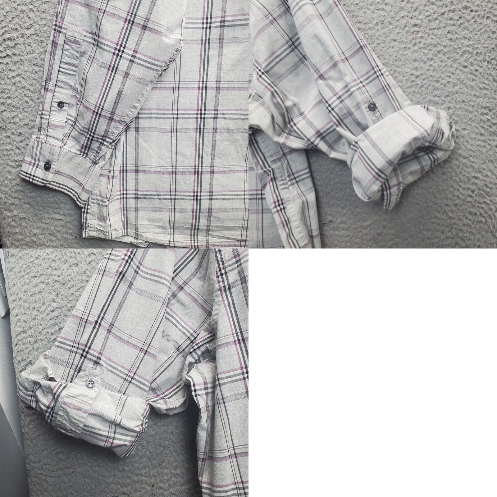 Vintage Synrgy Shirt Mens 3XL Multi Check Regular Fit Button-Up Collared Sleeve Od? Size US XXL / EU 58 / 5 - 8 Thumbnail
