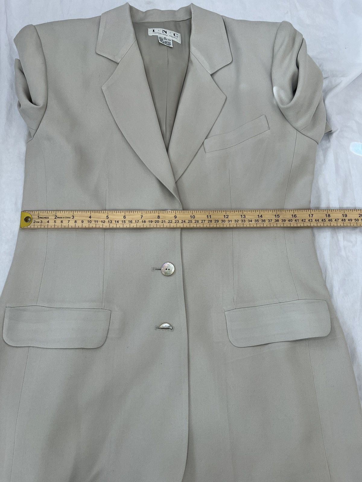 I.N.C INC International Concepts Silk 90’s Light Gray Size M / US 6-8 / IT 42-44 - 7 Thumbnail