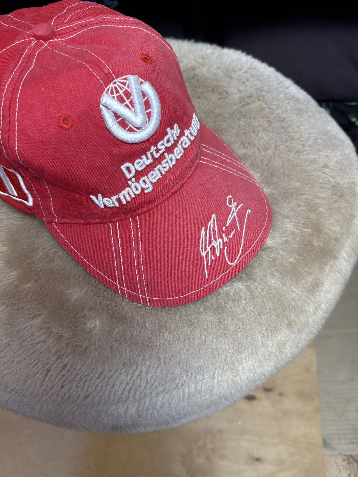 Ferrari Vintage Ferarri Schumacher Racing Y2K Cap Size ONE SIZE - 5 Thumbnail