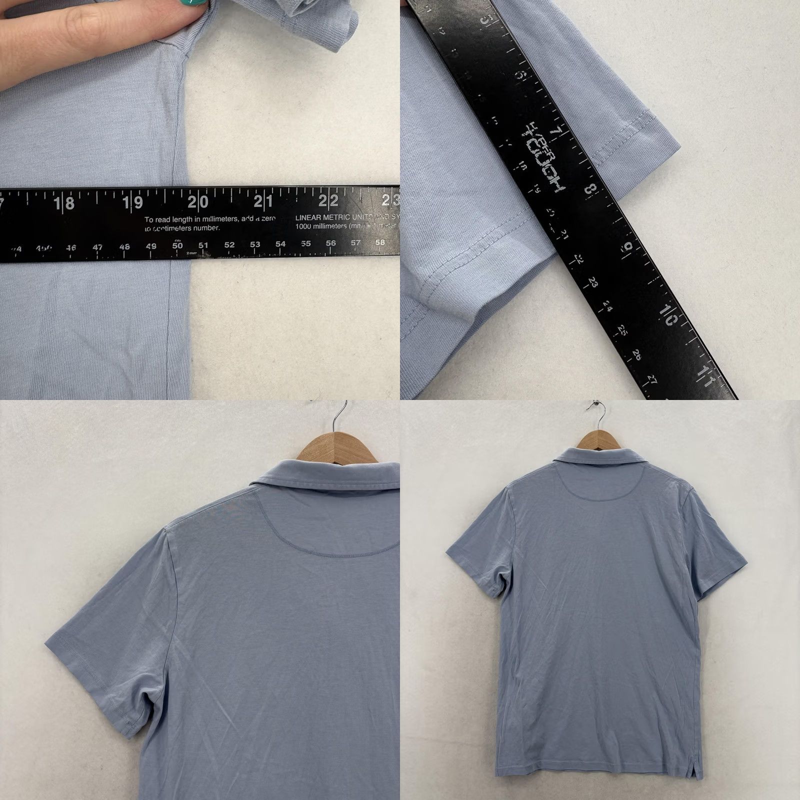Vintage DU/ER Polo Shirt Mens M Blue Cotton Pocket Tagless Casual Size US M / EU 48-50 / 2 - 8 Thumbnail