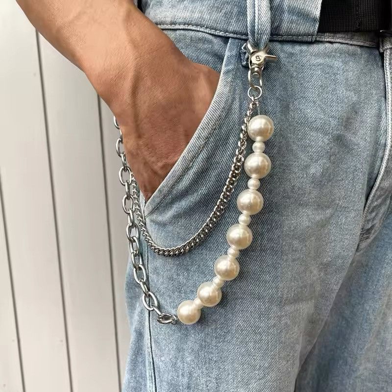 Other Imitation Pearl Jean Waist Belt Size ONE SIZE - 2 Thumbnail
