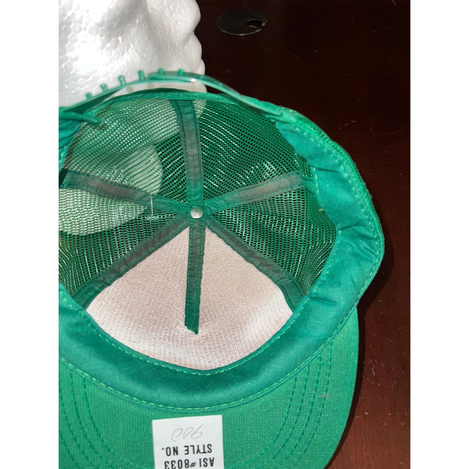 Vintage Vintage Southern Bell Snapback Green Trucker Hat VTG 80s OS Size ONE SIZE - 8 Thumbnail