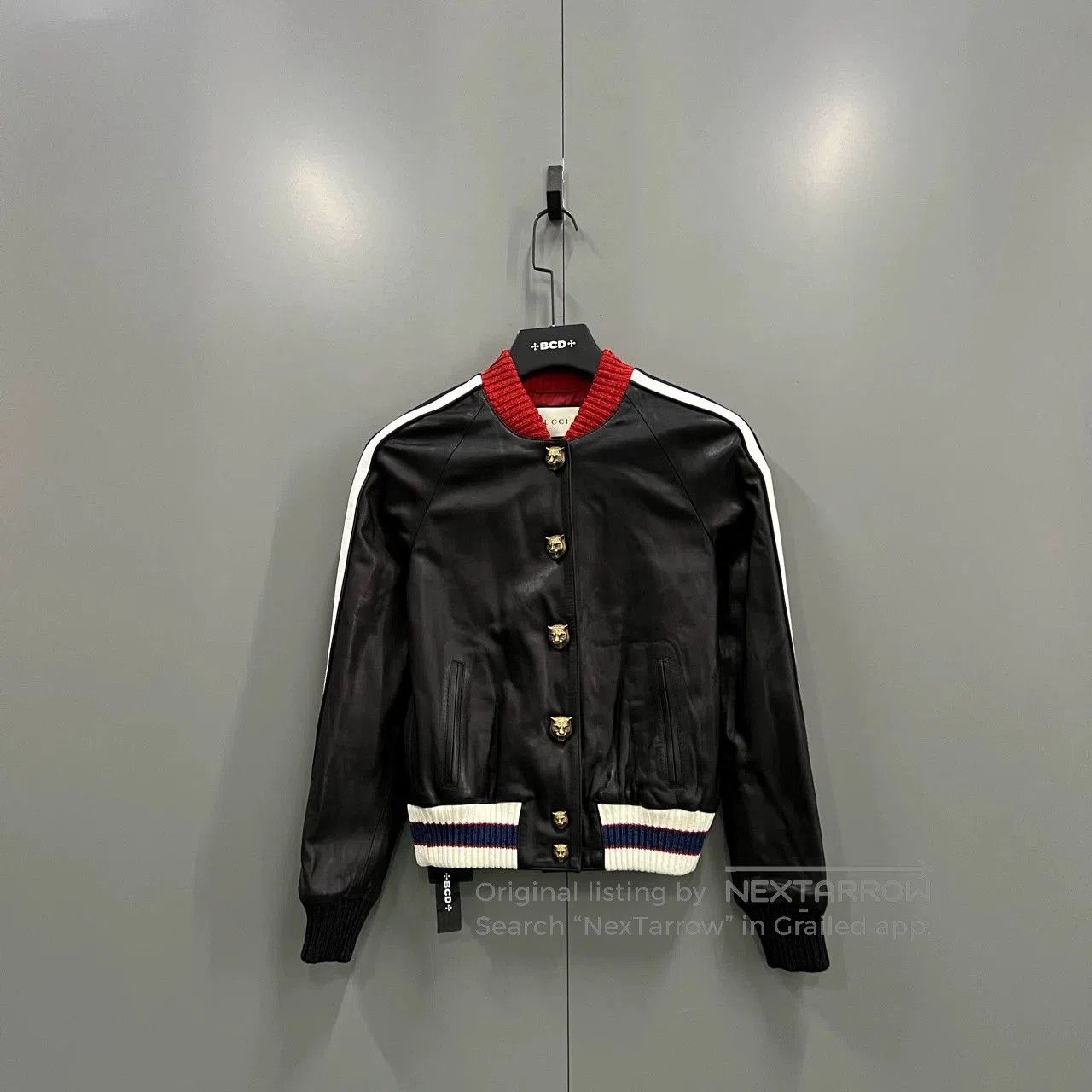 Gucci Gucci Black Leather Jacket. Size S / US 4 / IT 40 - 1 Thumbnail