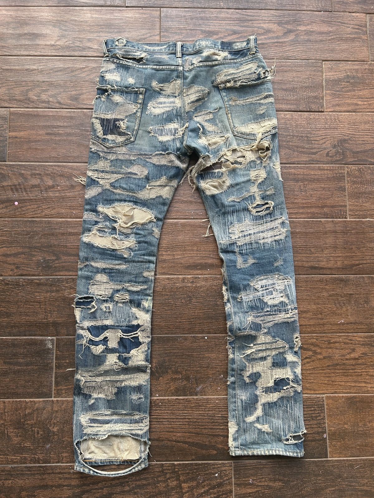 Undercover Undercover AW05 85 SIZE 3 Arts & Crafts Denim Size US 34 / EU 50 - 3 Thumbnail