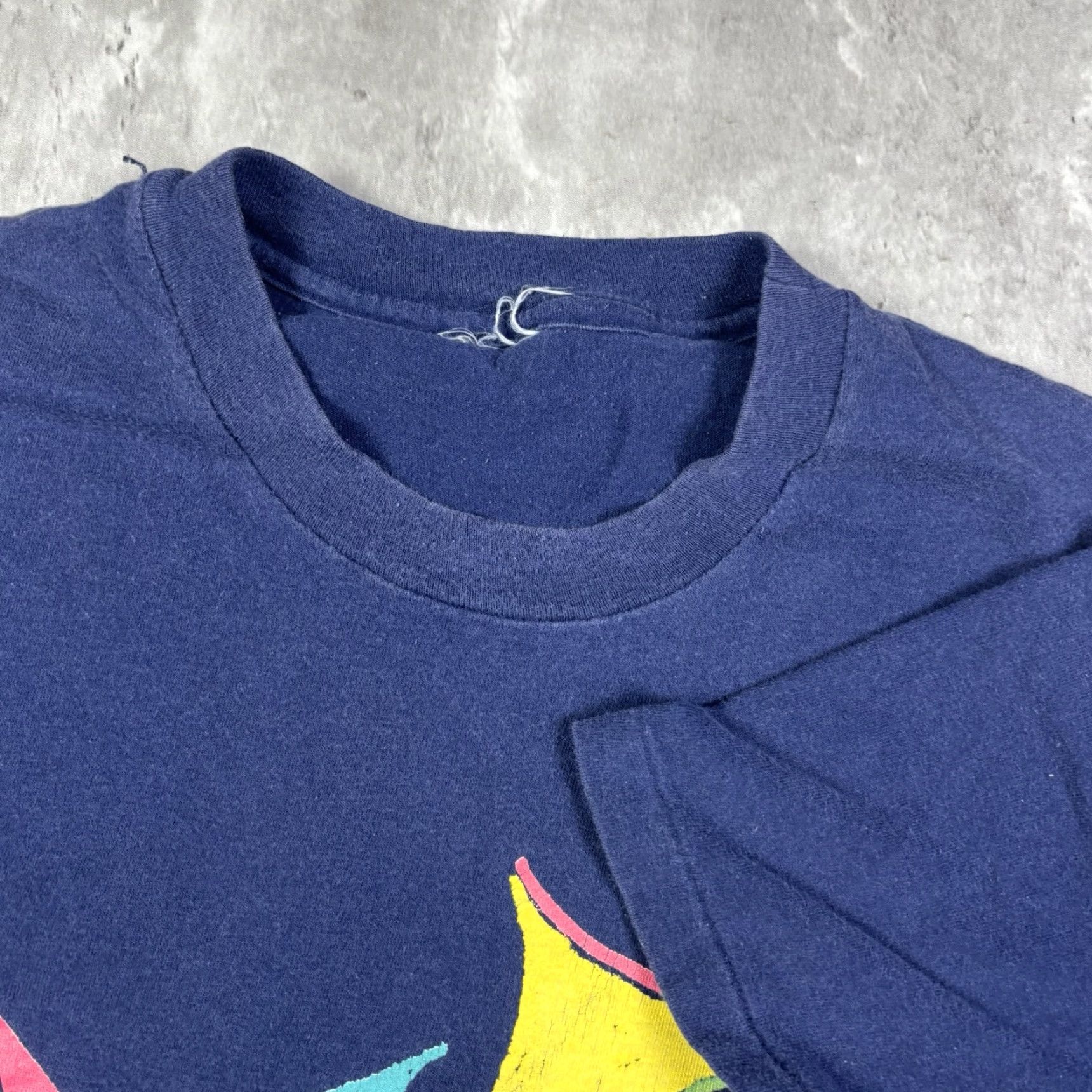 Vintage VINTAGE Summerfest Maine 96 Art Promo T Shirt Blue L Men Shirt Size US L / EU 52-54 / 3 - 5 Thumbnail