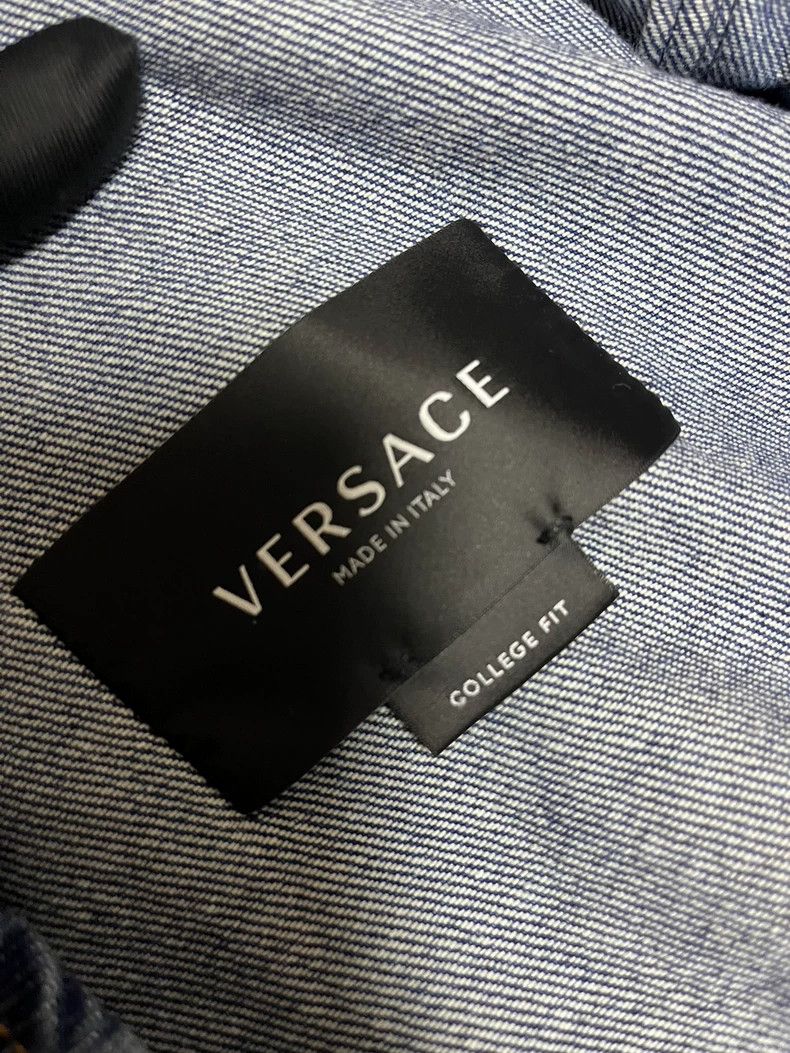 Versace Versace Letter-embroidered cotton sweater Size US M / EU 48-50 / 2 - 6 Thumbnail