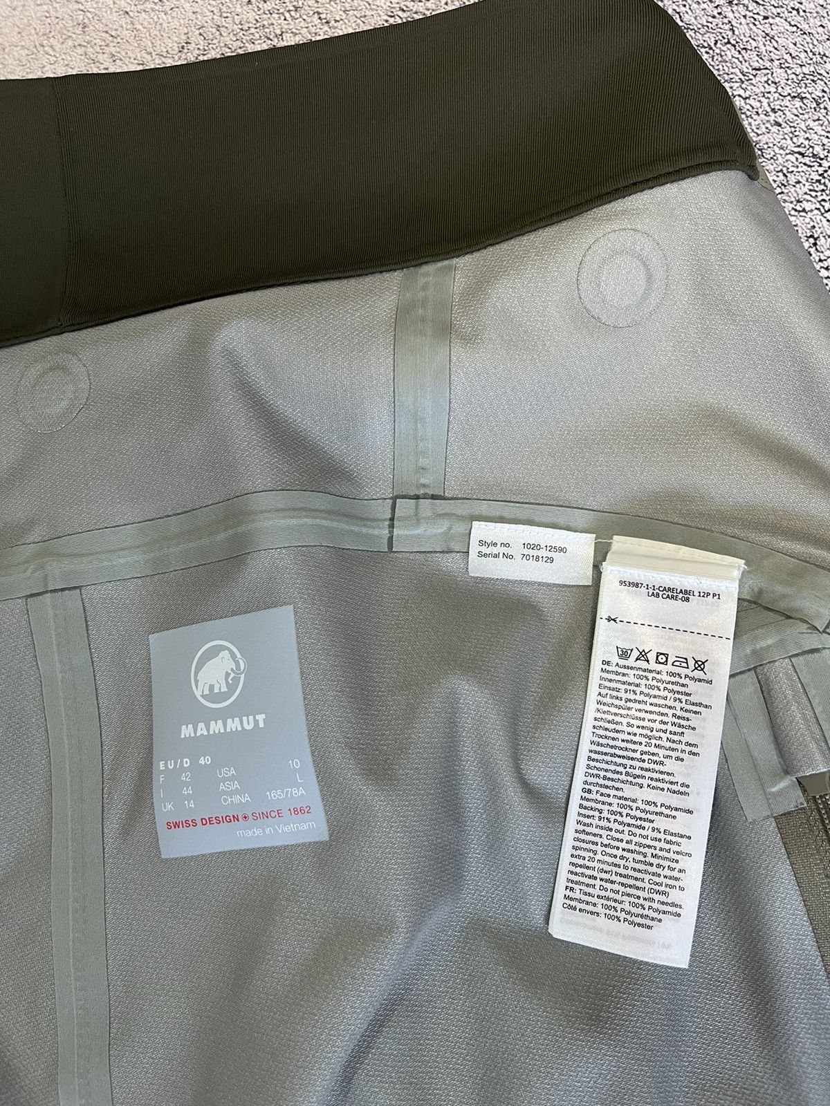 Mammut Mammut Extreme Women Pants Haldigrat HS Hardshell RRP360€ Size 32" / US 10 / IT 46 - 14 Thumbnail