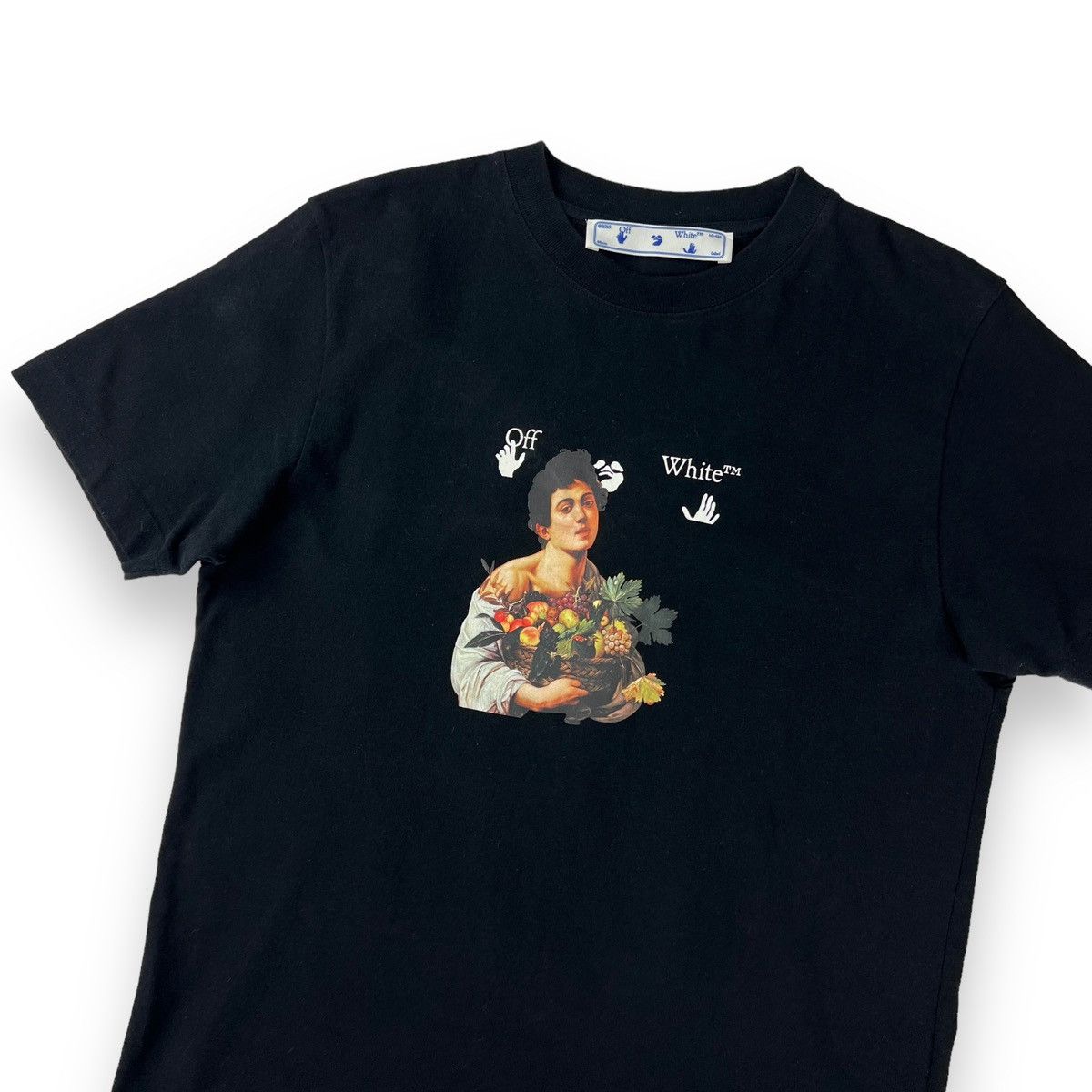 Off-White Off-White Caravaggio Boy T Shirt Size US S / EU 44-46 / 1 - 1 Thumbnail