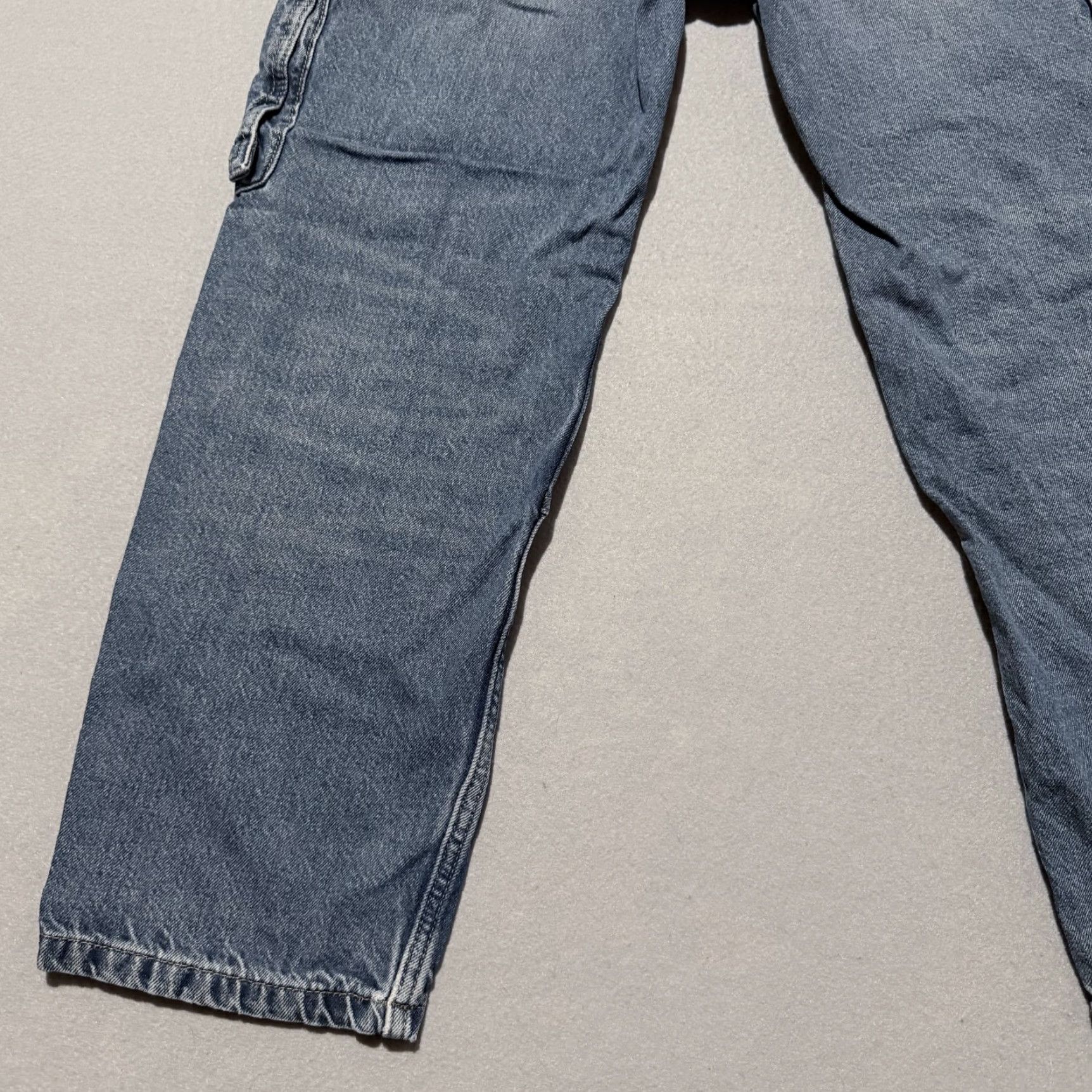 H&M H&M Cargo Jeans Women Blue Denim Mid Rise Straight Loose Fit Pockets 14 90s Cargo Jeans Womens Blue Denim Mid Rise Straight Loose Fit Pockets 14 Size 36" / US 14 / IT 50 - 7 Thumbnail