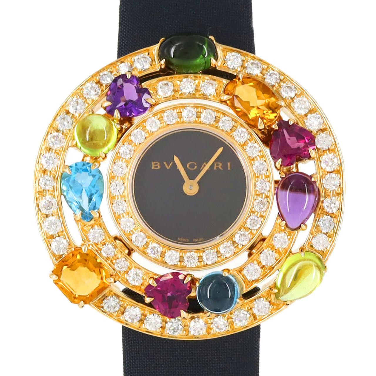 Bvlgari Bvlgari Bvlgari Cerchi Au750 Quartz Precious Metal Quartz AE36G/AE36D2CBL DUTY FREE for USA Size ONE SIZE - 1 Thumbnail