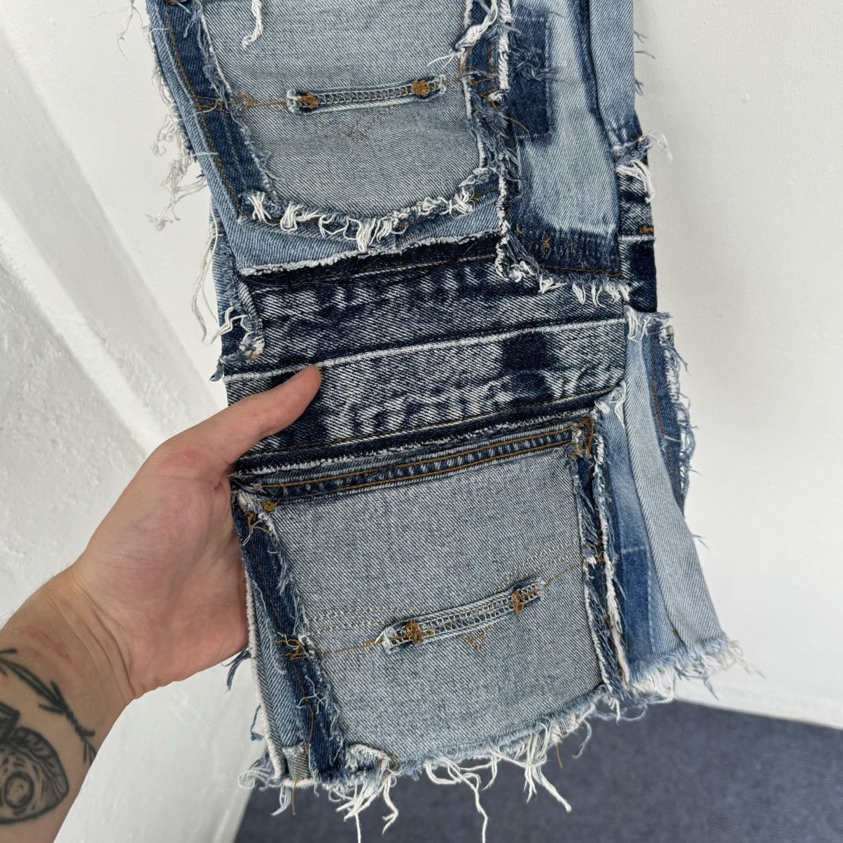 Handmade × Levi's Levi’s 508 1991 Multipocket Patchwork Distressed USA Size US 36 / EU 52 - 3 Thumbnail