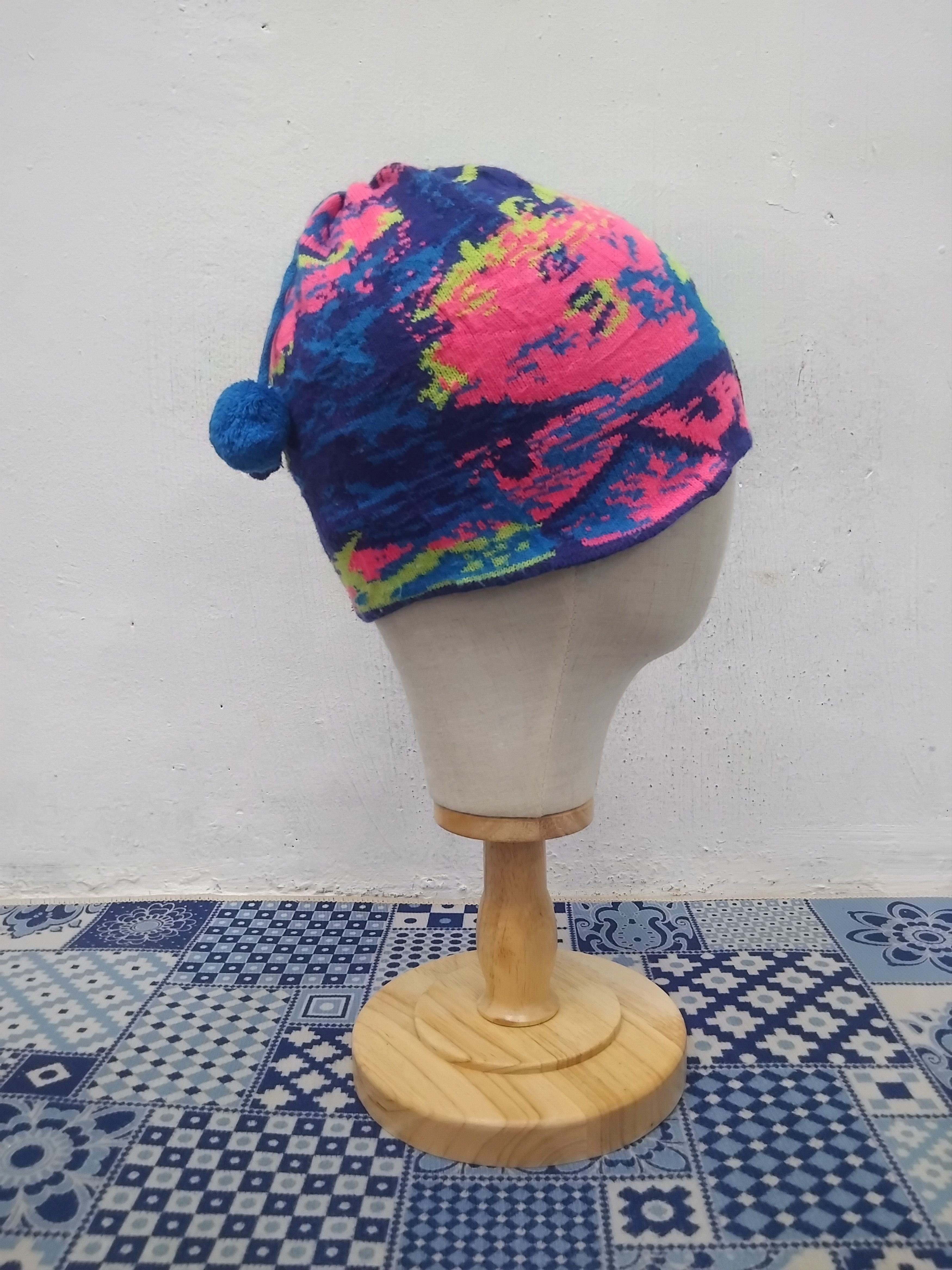 Japanese Brand 💥Vintage Ellesse rainbow beanie hat Size ONE SIZE - 5 Thumbnail