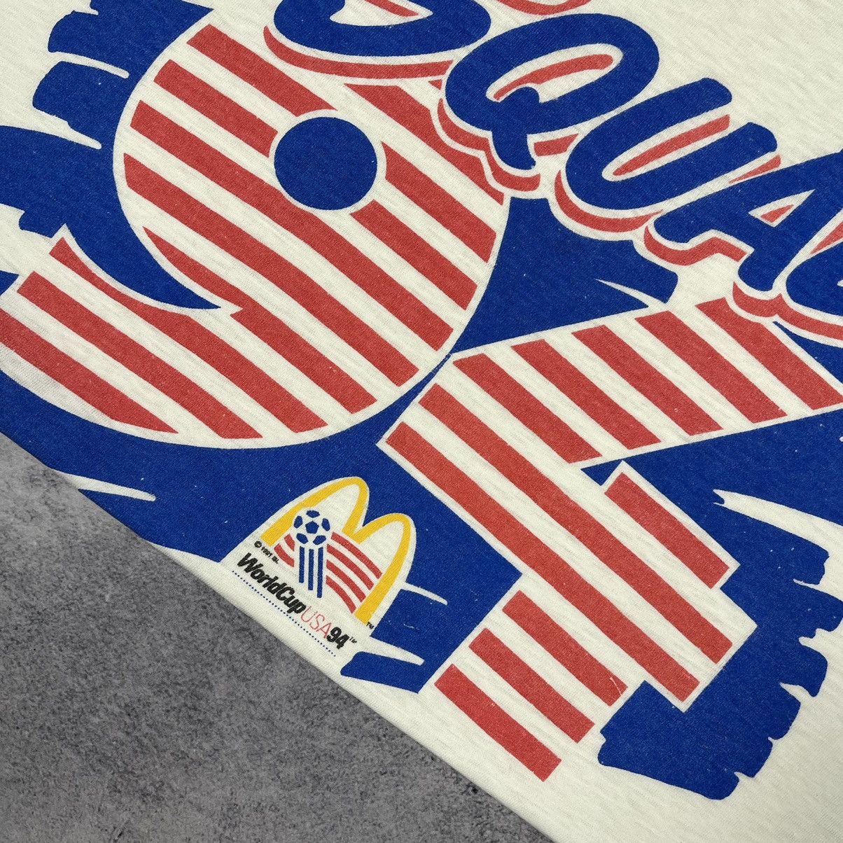 Vintage Vintage Fifa World Cup Squad 94 McDonalds tee 1992 Size US XL / EU 56 / 4 - 10 Thumbnail