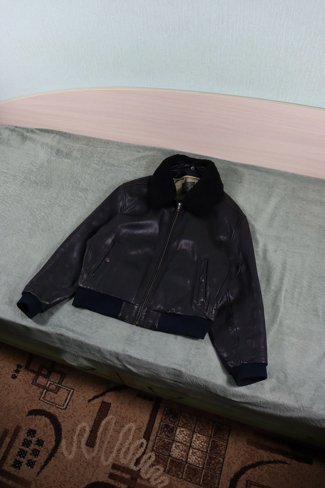 Levi's Vintage Clothing 90’s Levi's Leather Jacket + Puffer Vest Made in Korea Size US M / EU 48-50 / 2 - 3 Thumbnail