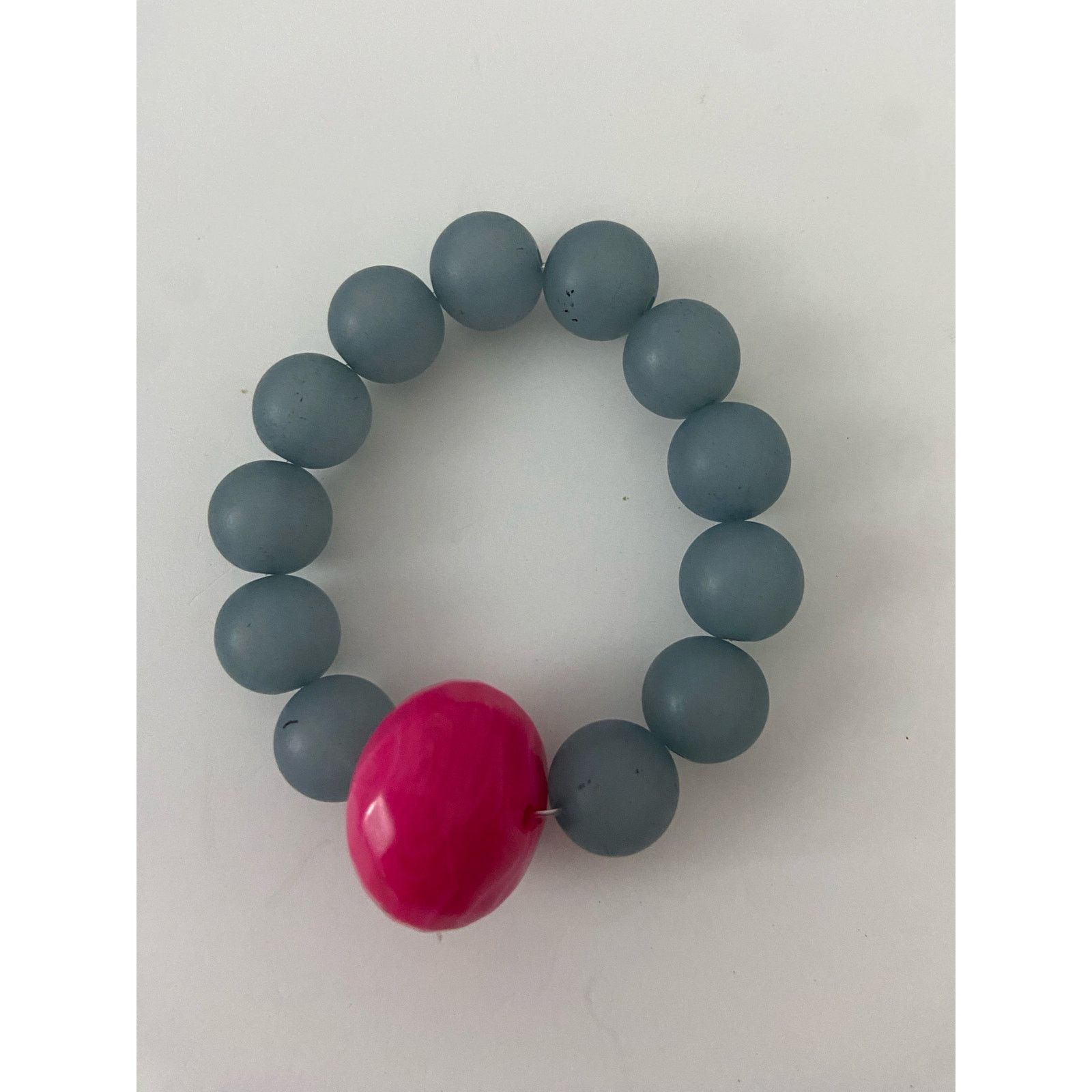 Handmade blue bead bracelet Size ONE SIZE - 3 Thumbnail