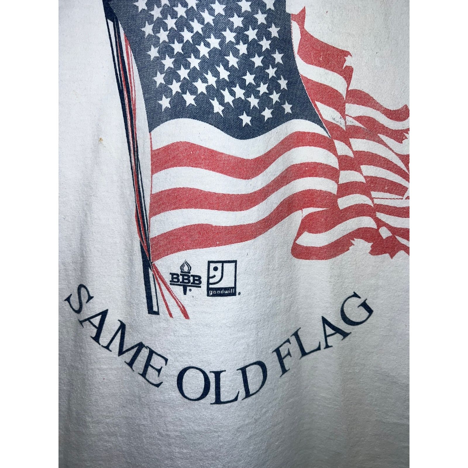 Gildan Vintage America Shirt American Flag Brand New Year Medium Size US M / EU 48-50 / 2 - 3 Thumbnail