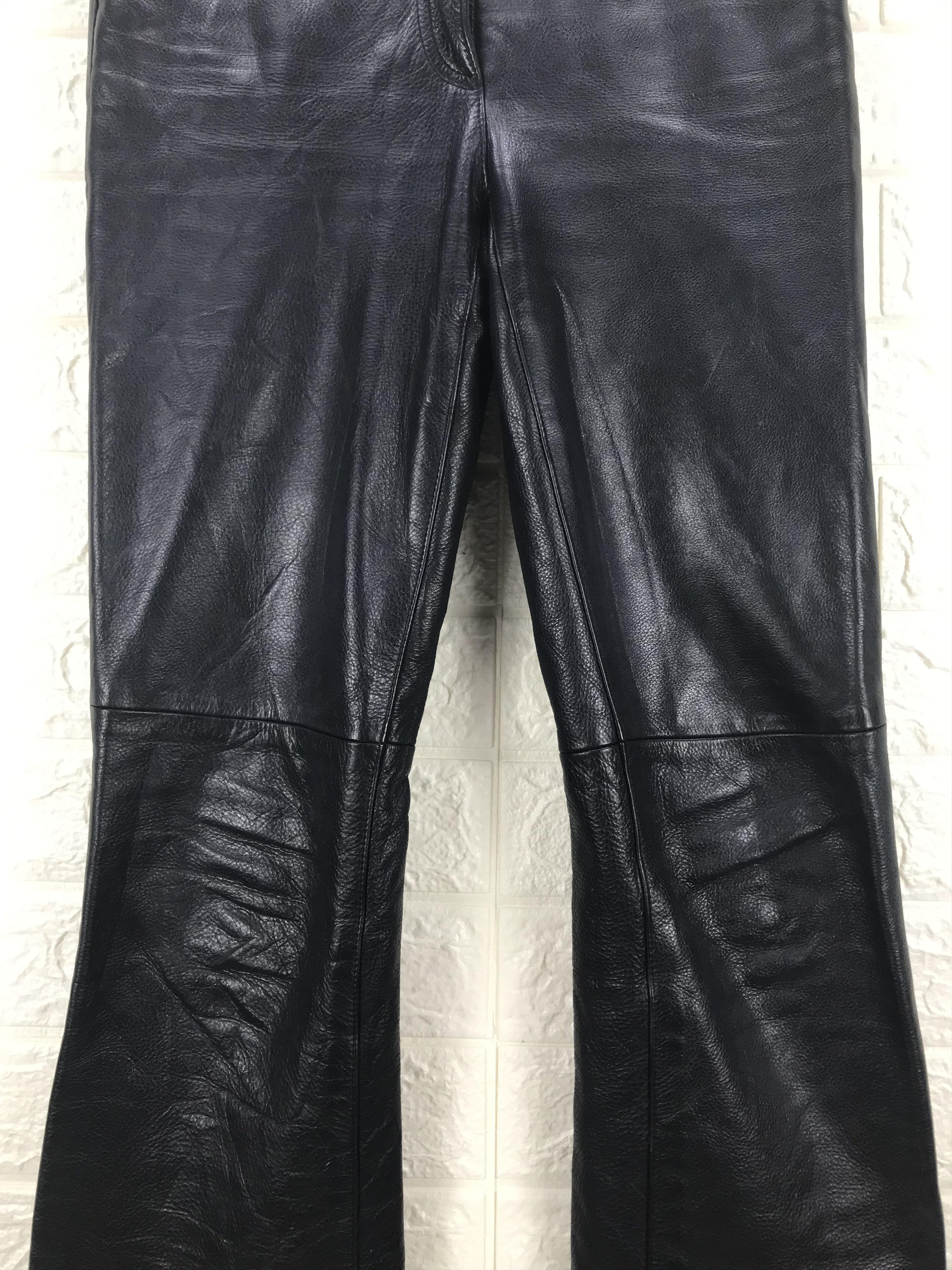 Theory Vintage Theory Black Leather Pants Size 26" / US 2 / IT 38 - 3 Thumbnail