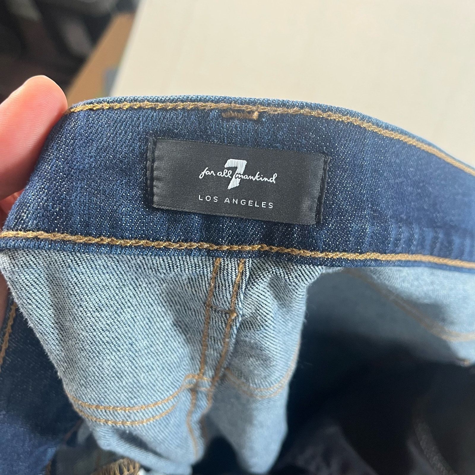 7 For All Mankind 7 For All Mankind Jeans Mens Straight Leg Los Angeles 34x32 Size US 34 / EU 50 - 7 Thumbnail