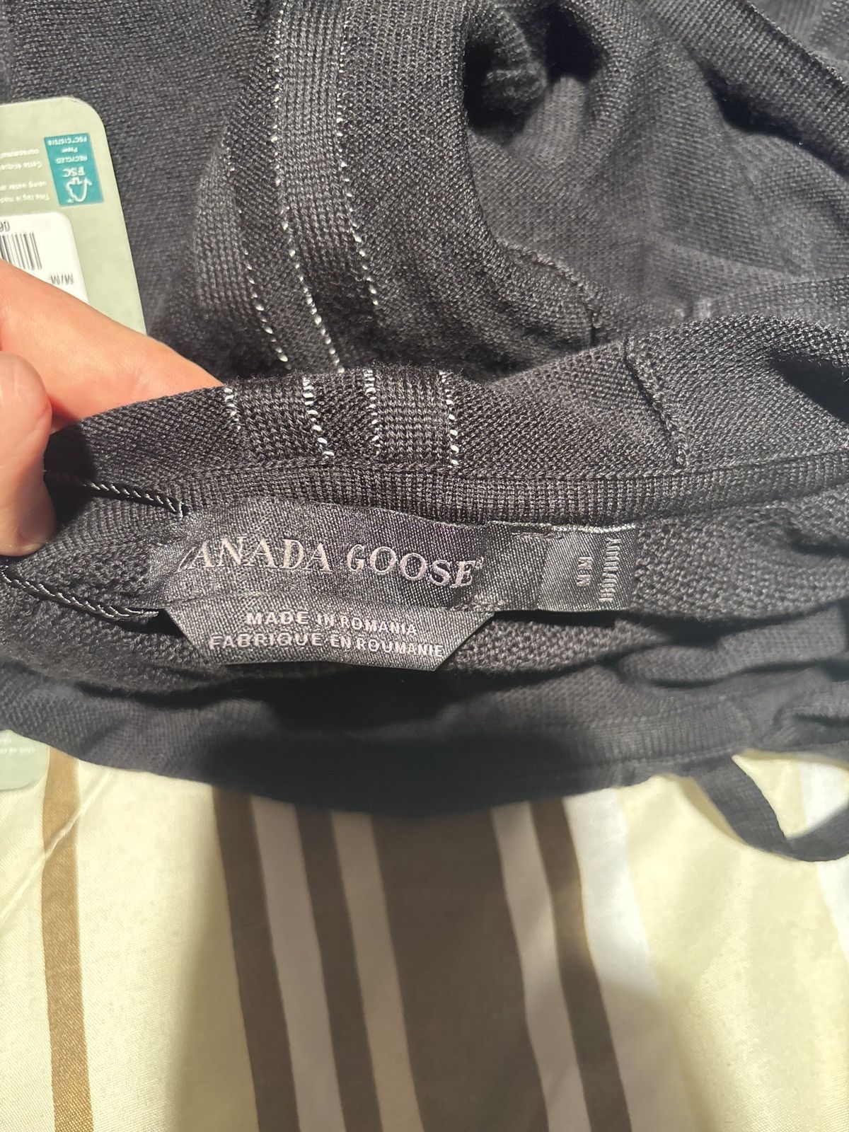 Canada Goose Canada Goose Black Amherst Knit Hoodie Size US M / EU 48-50 / 2 - 7 Thumbnail