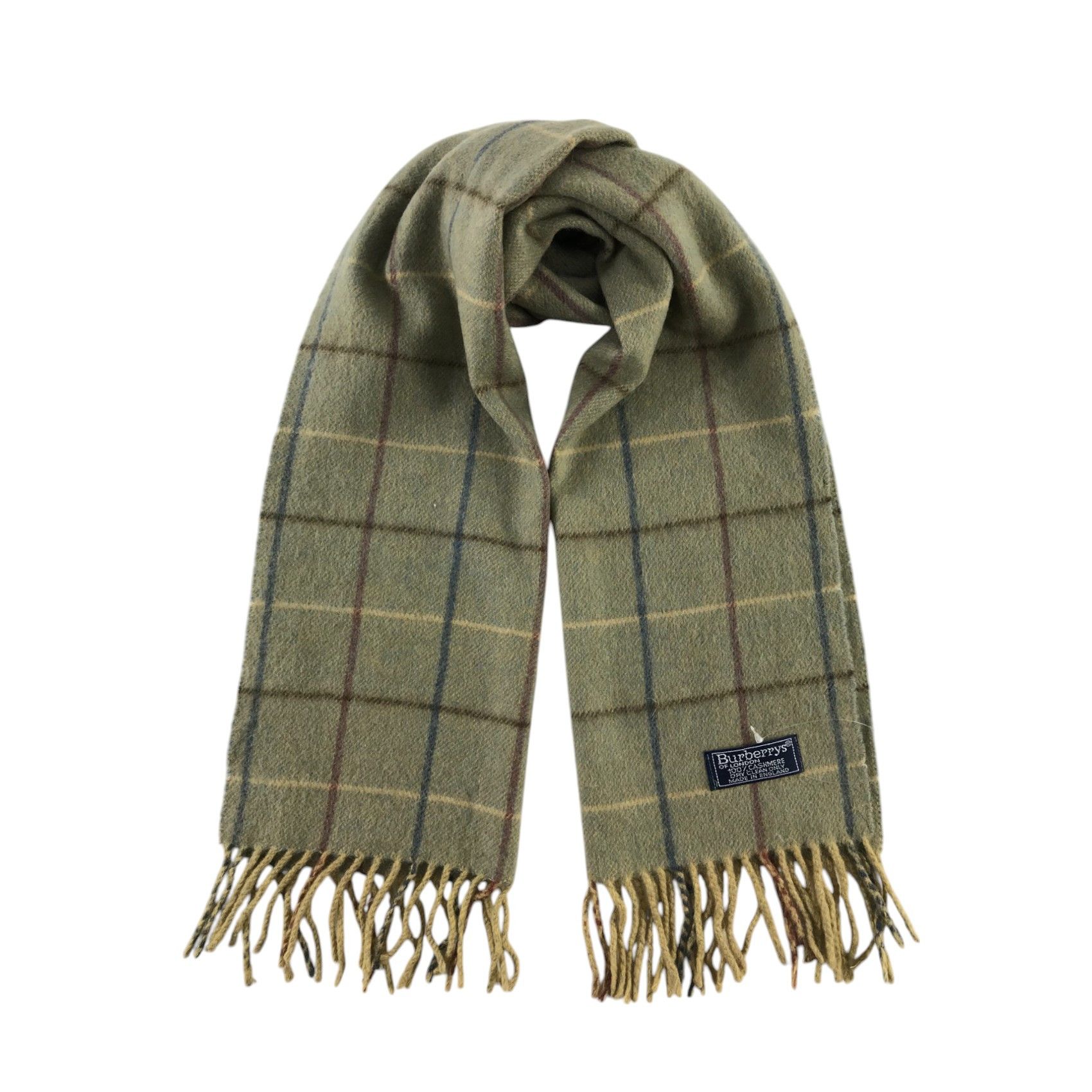 Burberry × Vintage Burberry Scarf / Muffler / Neckwear - WW1965 Size ONE SIZE - 1 Thumbnail