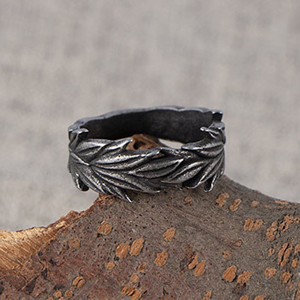 Jewelry Creative Ears of Wheat Ring Size ONE SIZE - 3 Thumbnail