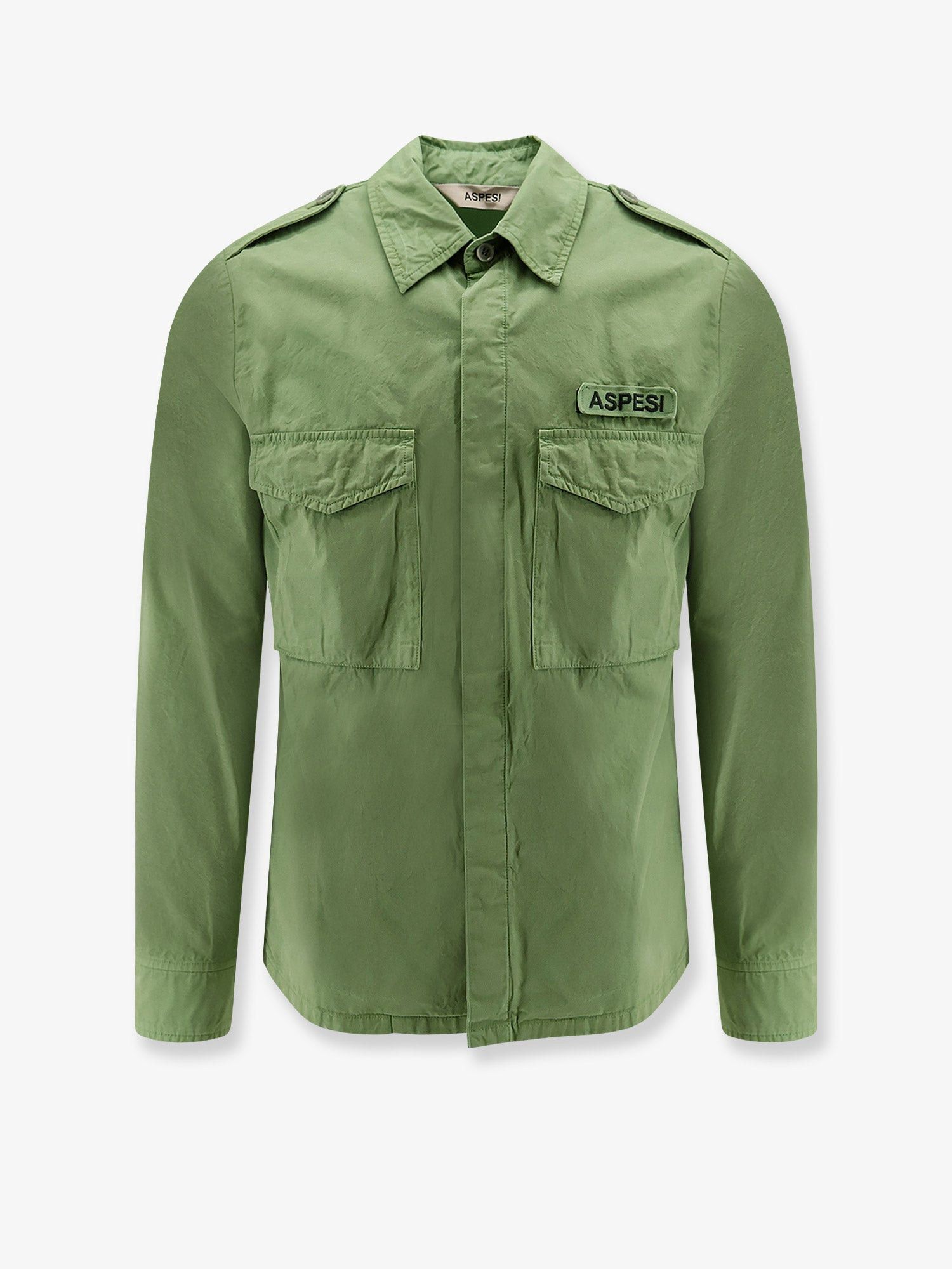 Aspesi Field Cotton Shirt Size US XL / EU 56 / 4 - 1 Thumbnail