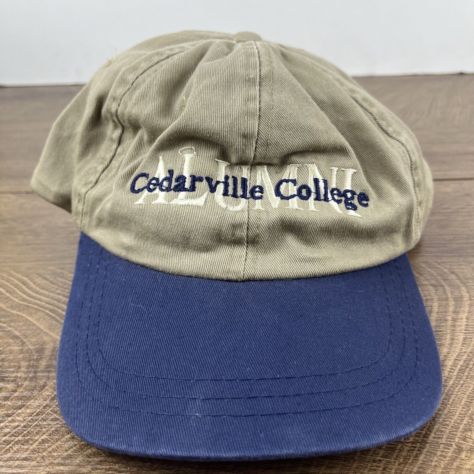Other Cedarville College Alumni Hat Brown Cap Adjustable Brown Tan Size ONE SIZE - 4 Thumbnail