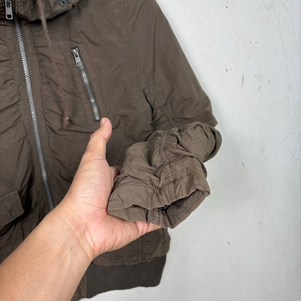 Japanese Brand Sky Bomber Japanese Archival Ruched Sleeve Jacket Army Green Size US S / EU 44-46 / 1 - 5 Thumbnail