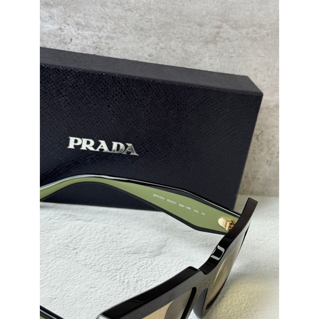 Prada NEW Prada PR D01S Sunglasses in Black Green $390 Size ONE SIZE - 7 Thumbnail