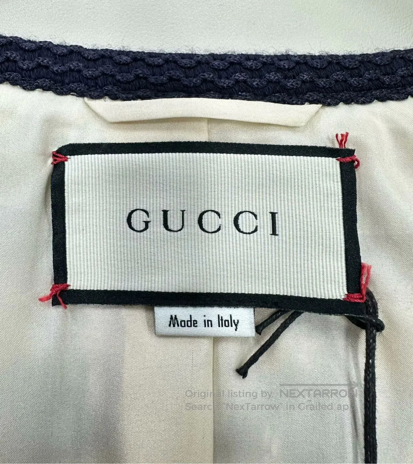 Gucci Guicci Black and White Houndstooth Checkered Tweed Knit Ca Size XS / US 0-2 / IT 36-38 - 3 Thumbnail