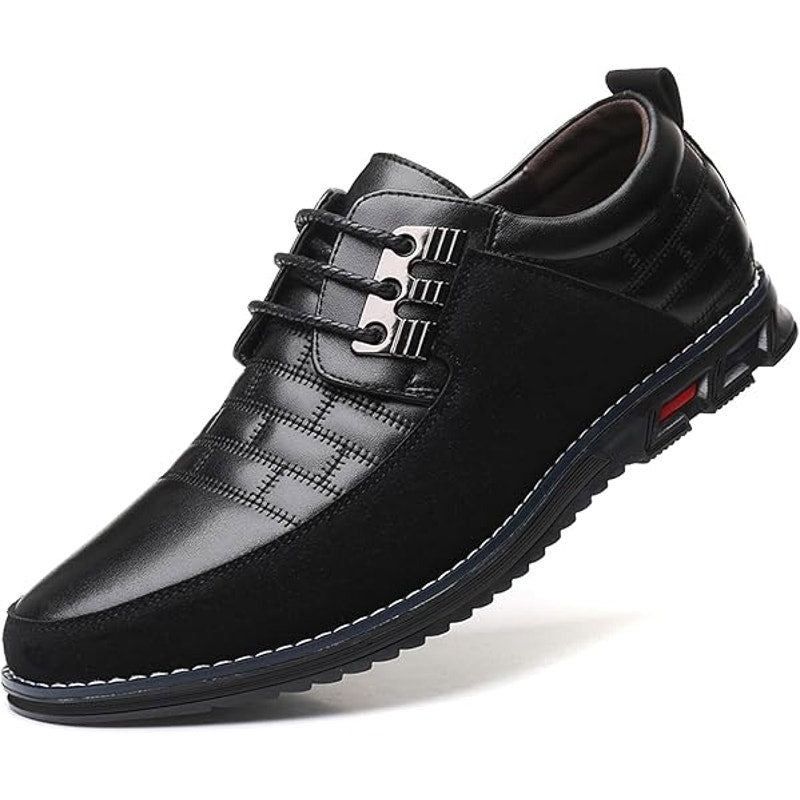 Other Recyphi Men's Size 11 Black Faux Suede Orthopedic Oxfords Size US 11 / EU 44 - 1 Thumbnail